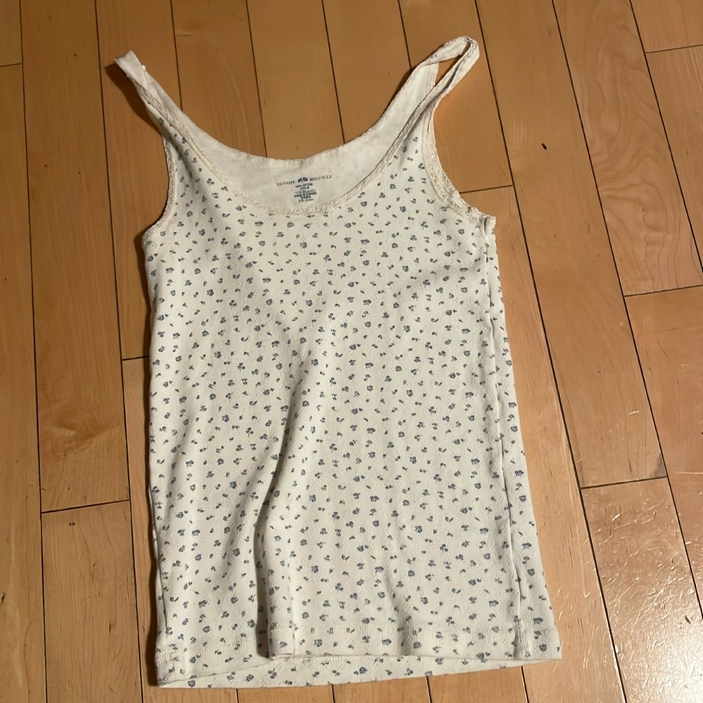 Floral tank brandy Melville